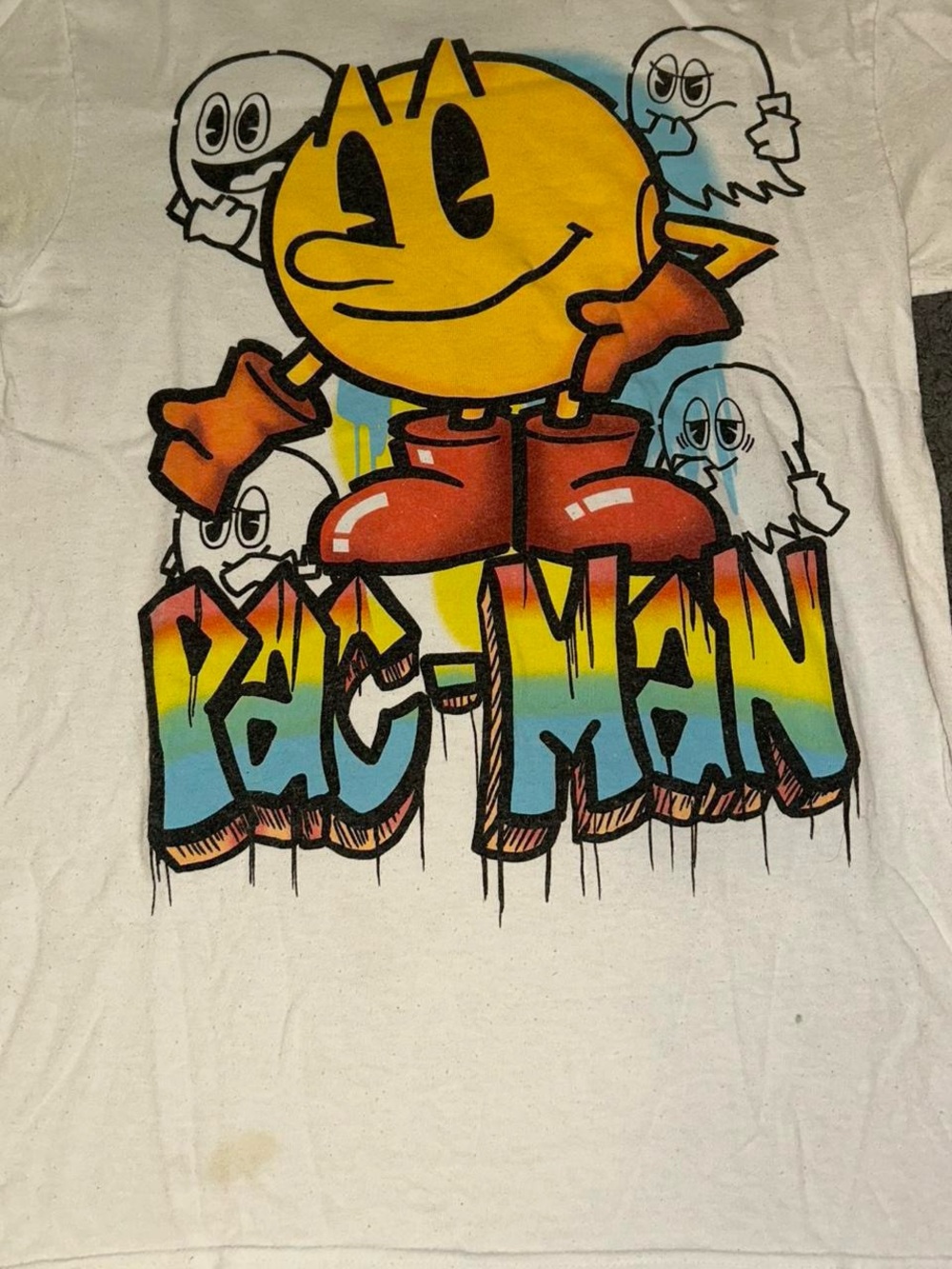 Pac-Man Graphic Short Sleeve Tee - White
